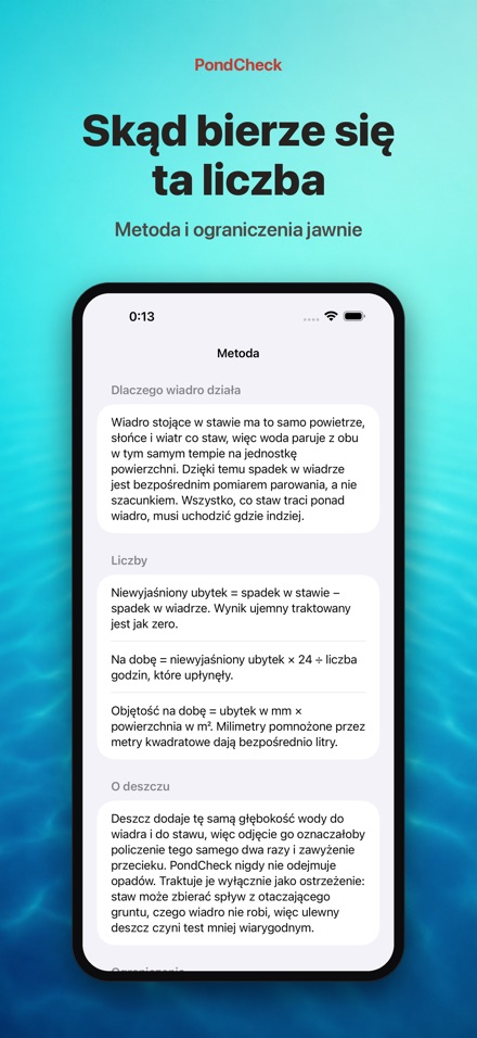 PondCheck test szczelności 10
