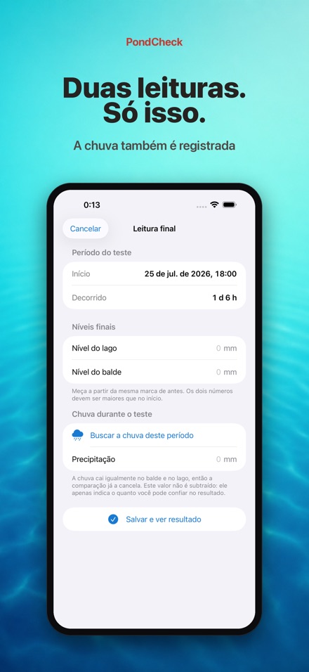 PondCheck: vazamento 5