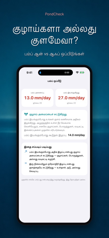 PondCheck: கசிவு சோதனை 3