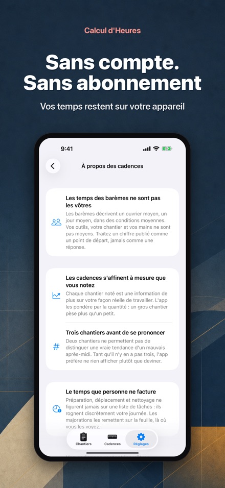 Calcul Temps de Chantier 10