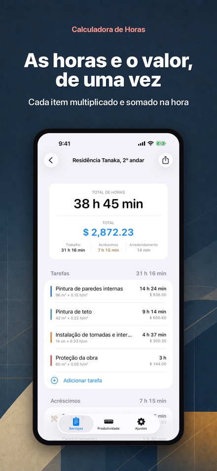 Calculadora de Mão de Obra