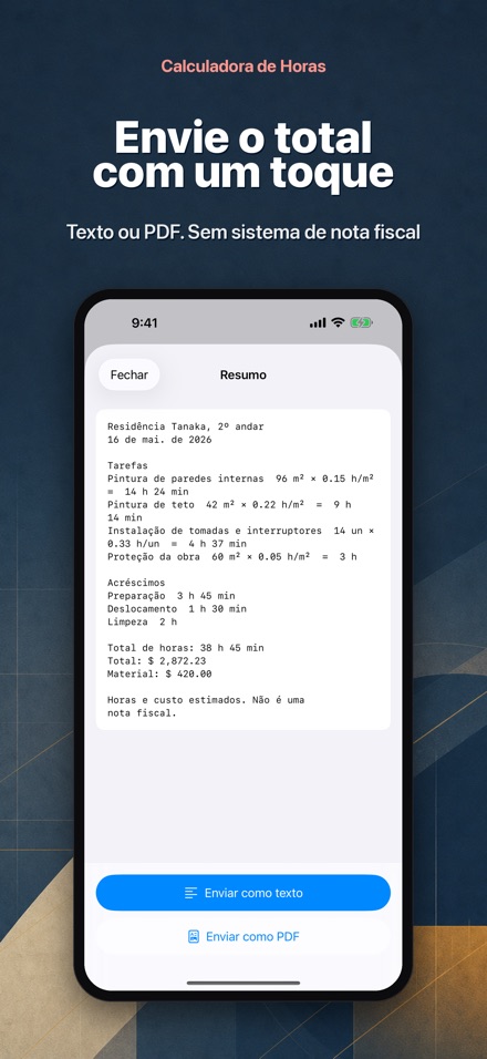Calculadora de Mão de Obra 8
