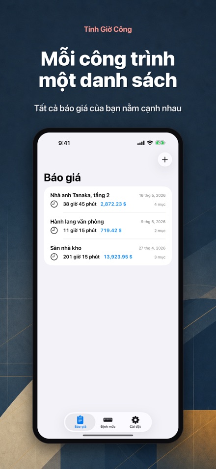 Tính Giờ Công - Báo Giá Thợ 2