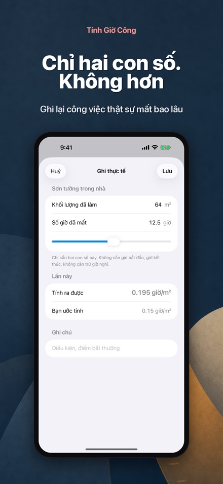 Tính Giờ Công - Báo Giá Thợ 9