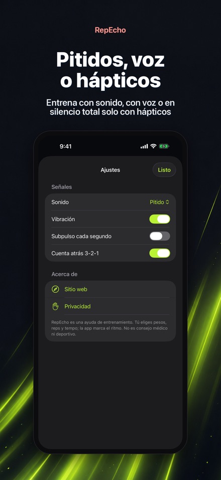 RepEcho: Tempo de series 9