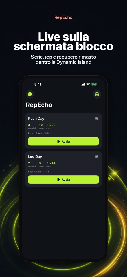 RepEcho: tempo pesi 4