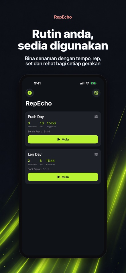 RepEcho: Tempo Angkat 3