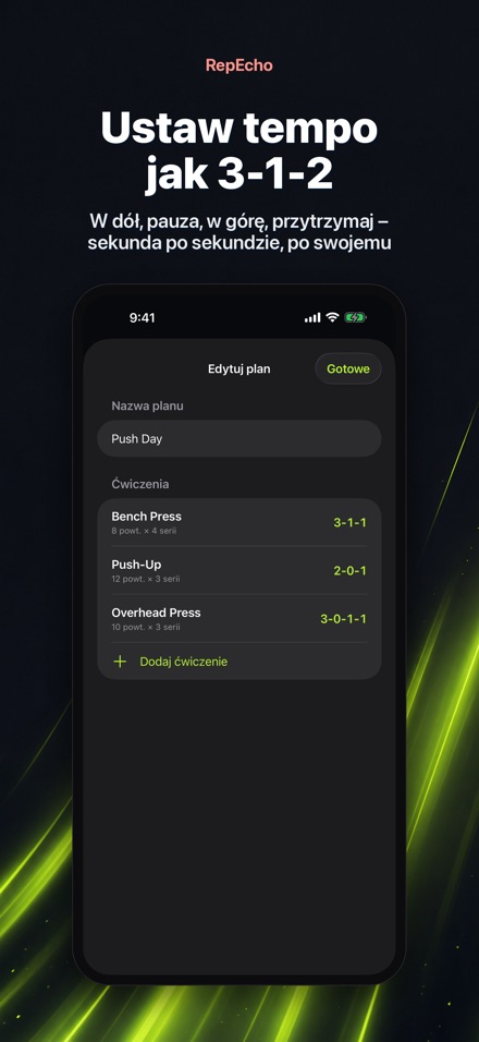RepEcho: Tempo powtórzeń 7