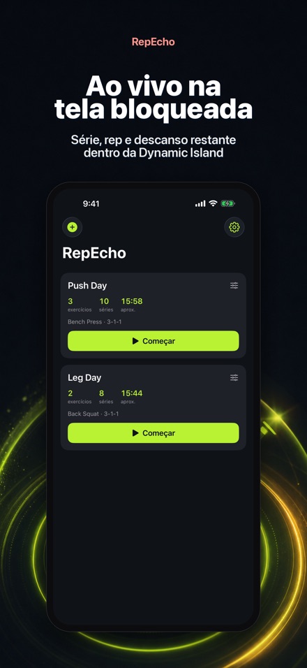 RepEcho: Tempo de treino 4