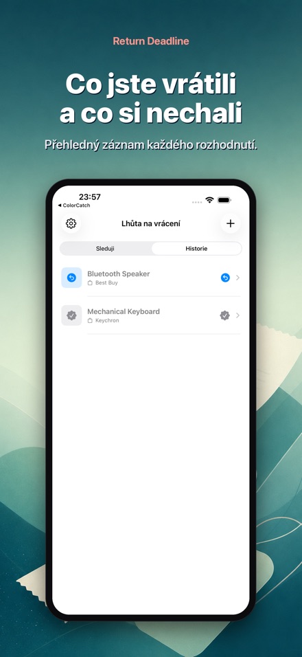 Return Deadline: Lhůta vrácení 5