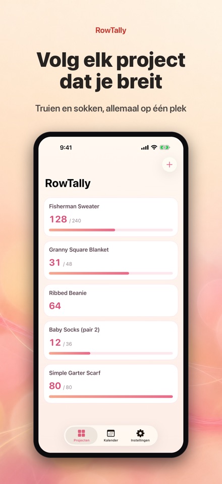 RowTally: Rijenteller Breien 3