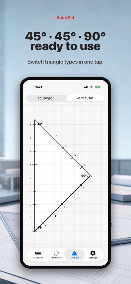 RulerSet: Ruler & Protractor 6