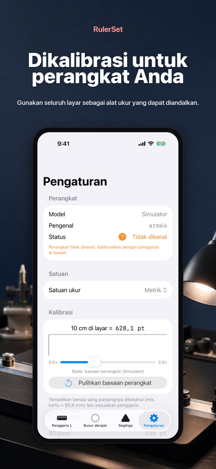 RulerSet: Penggaris L 8