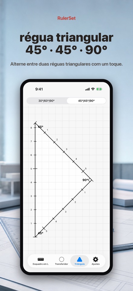 RulerSet: Esquadro em L 6