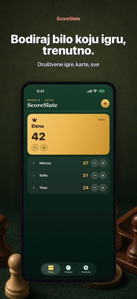 ScoreSlate: Brojač Bodova