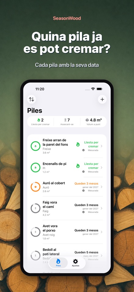 SeasonWood: assecat de llenya
