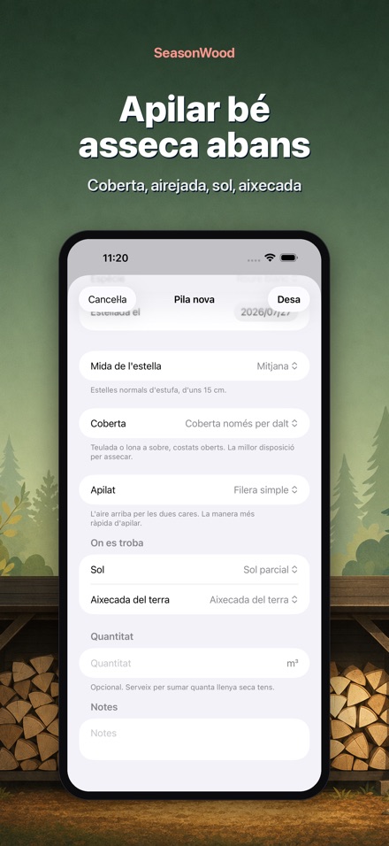 SeasonWood: assecat de llenya 6