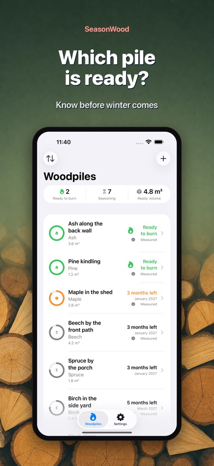 SeasonWood: Firewood Drying