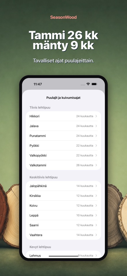 SeasonWood: Polttopuun kuivuus 7