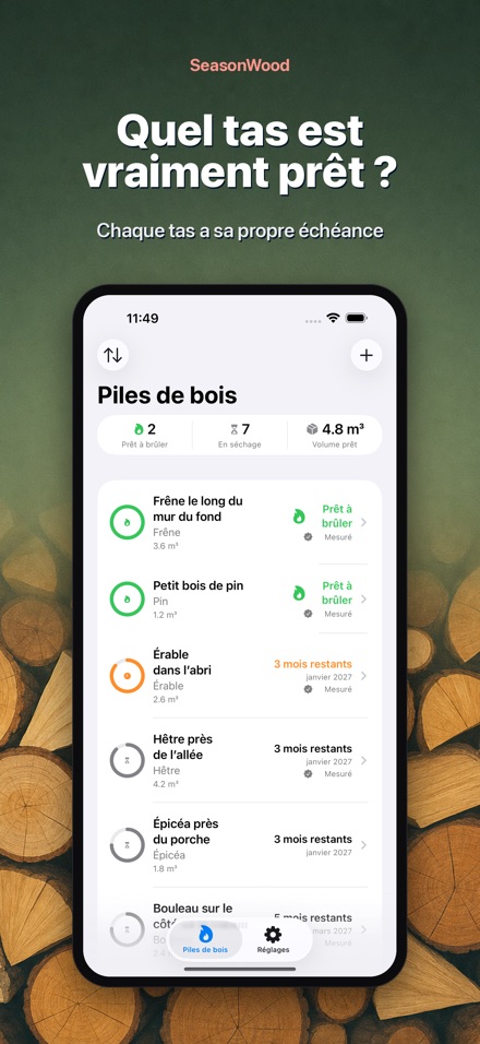 SeasonWood : bois de poêle