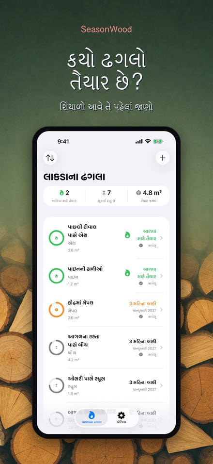 SeasonWood: લાકડું સૂકવણી
