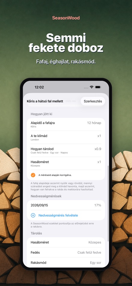 SeasonWood: Tűzifa szárítás 3