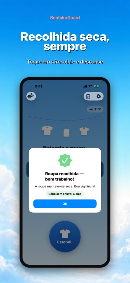 SentakuGuard: Aviso de chuva 8