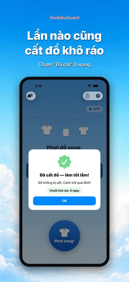 SentakuGuard Canh Mưa Phơi Đồ 8