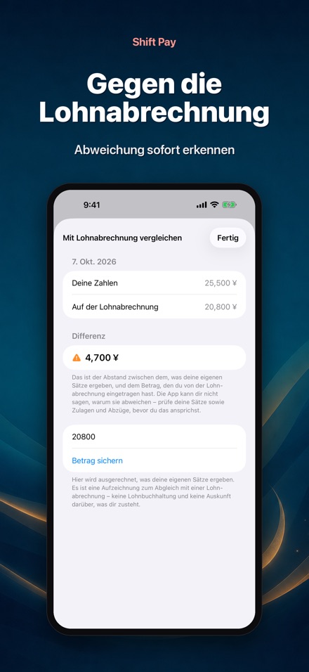 Shift Pay: Schichtlohn 9