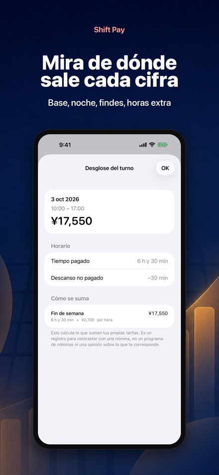 Shift Pay: mis turnos 4