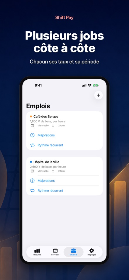 Shift Pay : mes quarts 6
