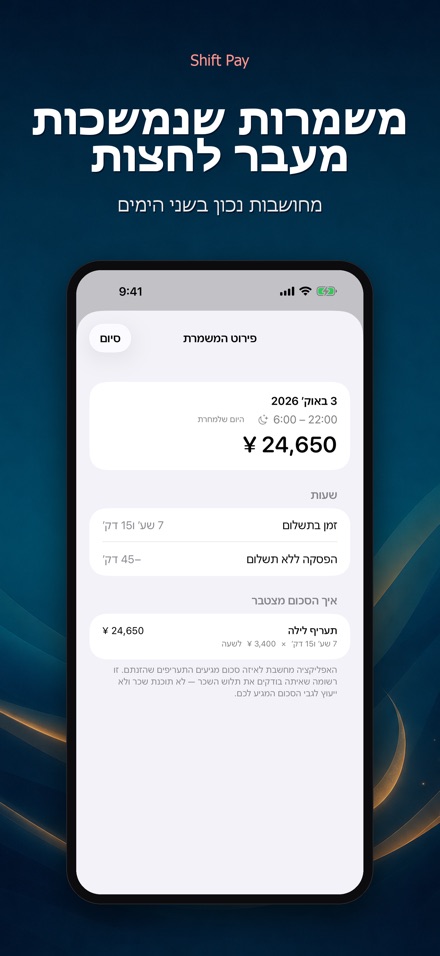 Shift Pay Calculator 5
