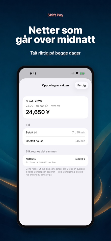 Shift Pay Calculator 5