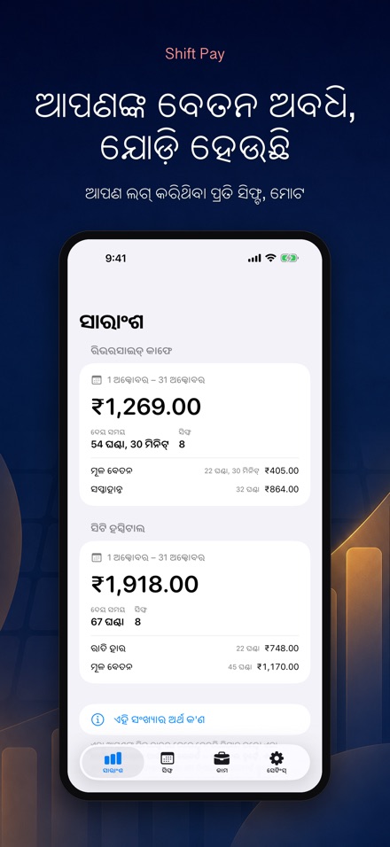 ଶିଫ୍ଟ ବେତନ ଗଣକ