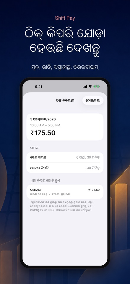 ଶିଫ୍ଟ ବେତନ ଗଣକ 4