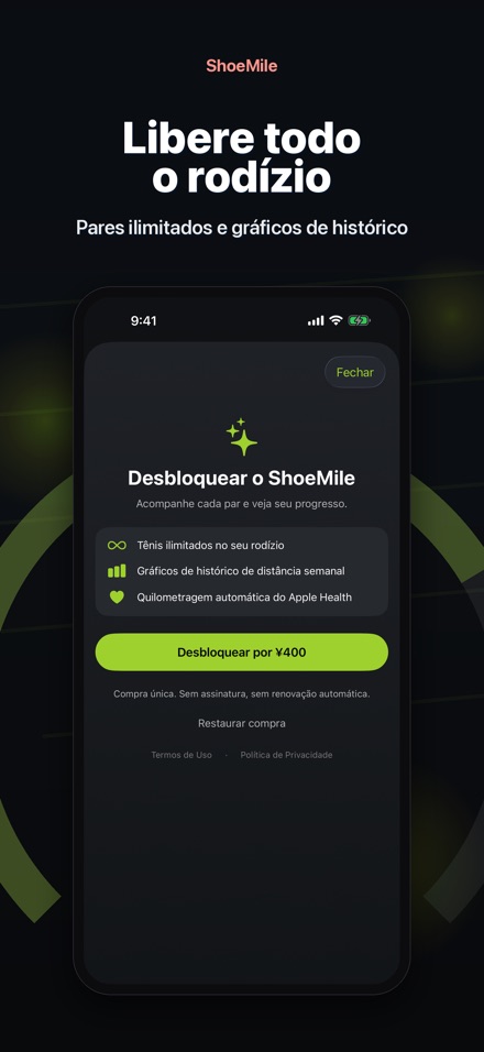 ShoeMile: Km dos Tênis 9