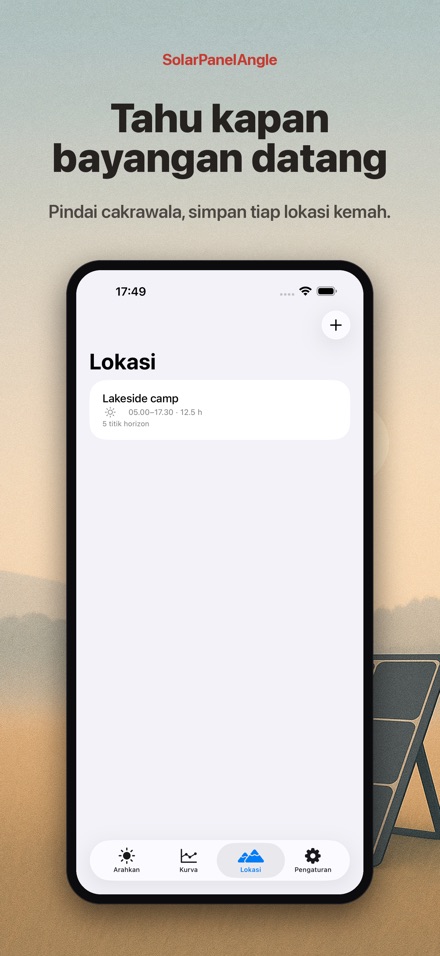 Sudut Panel Surya: Bidik 6