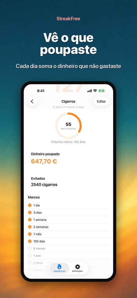 StreakFree: Dias sem 3