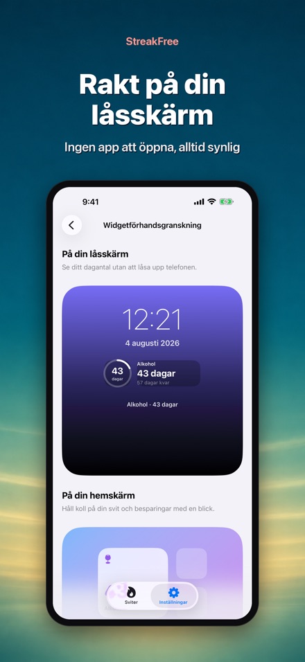 StreakFree: Dagar sedan 5