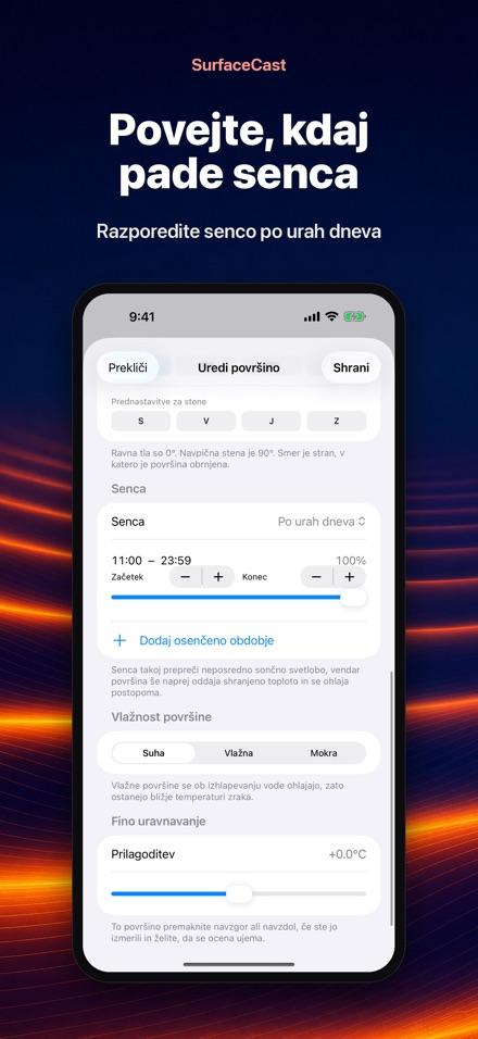 SurfaceCast: temp. površin 9