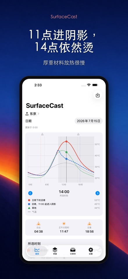 SurfaceCast 表面温度模拟 5