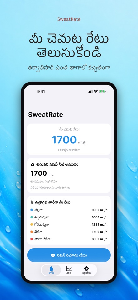 SweatRate: చెమట లెక్క
