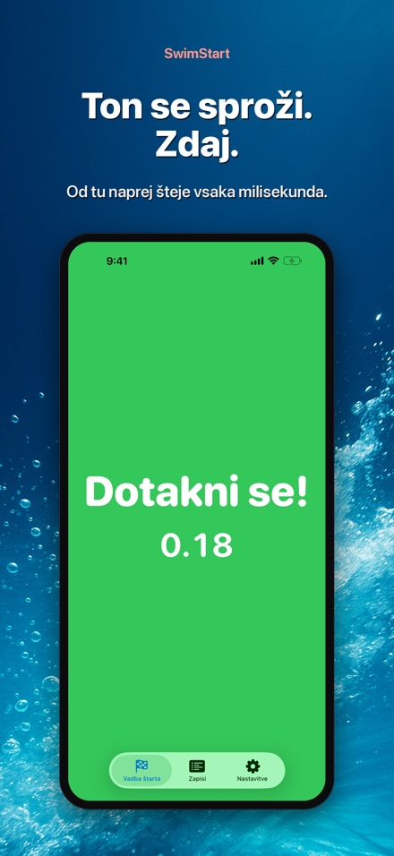 SwimStart: trening starta 5