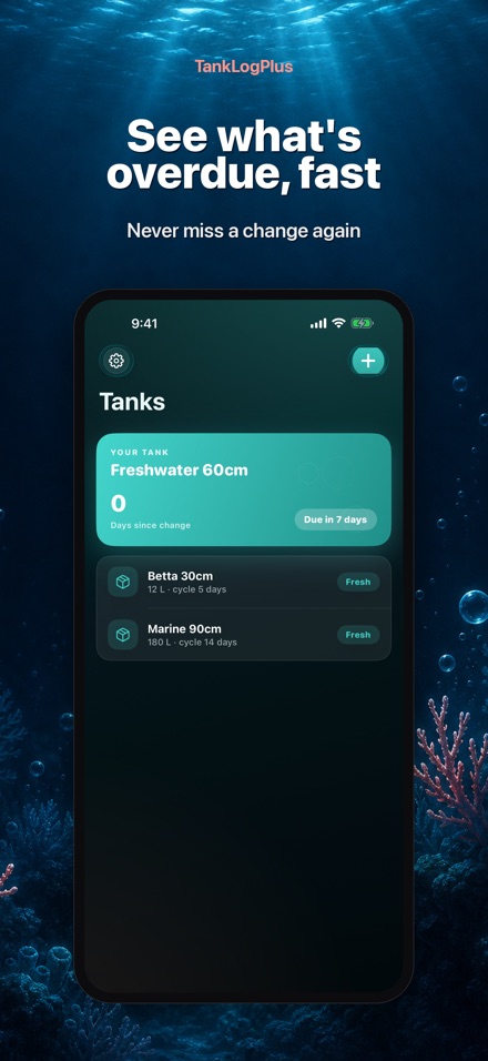 TankLogPlus: Aquarium Log 8