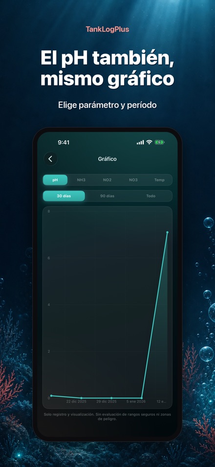 TankLogPlus: Registro acuario 7