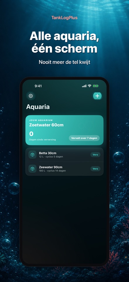 TankLogPlus: Aquarium logboek 2