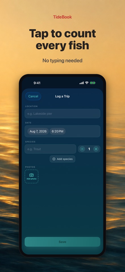TideBook: Fishing Trip Log 7