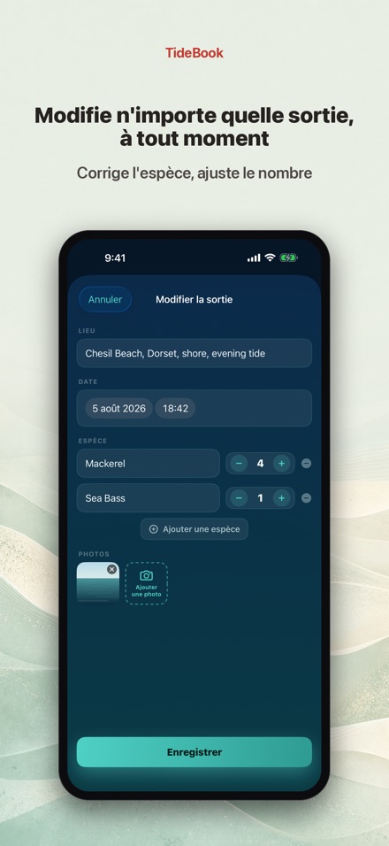 TideBook: Journal de Pêche 9