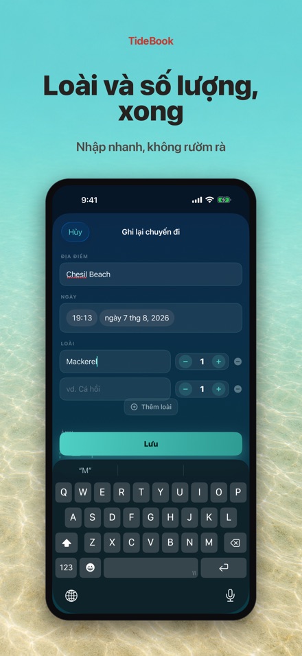TideBook: Nhật Ký Câu Cá 3