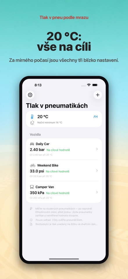 Tlak v pneu podle mrazu 5